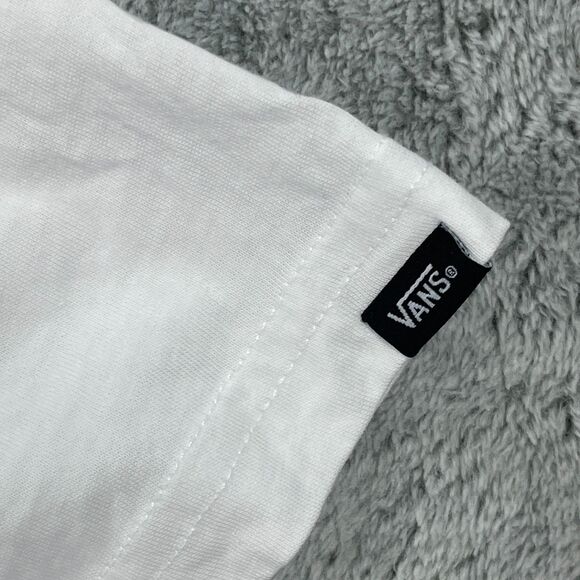 Vans Off The Wall T Shirt Mens XL White Cotton Slim Fit Graphic Barcelona 1966 - Picture 6 of 10